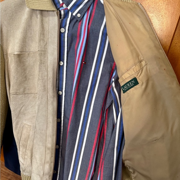 Polo by Ralph Lauren Suede Jacket with Embroidered Crest - Picture 5 of 8